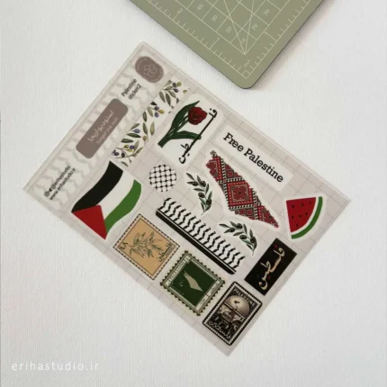برگه استیکر فلسطین سری 2