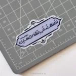 استیکر سلام بر لب تشنه حسین